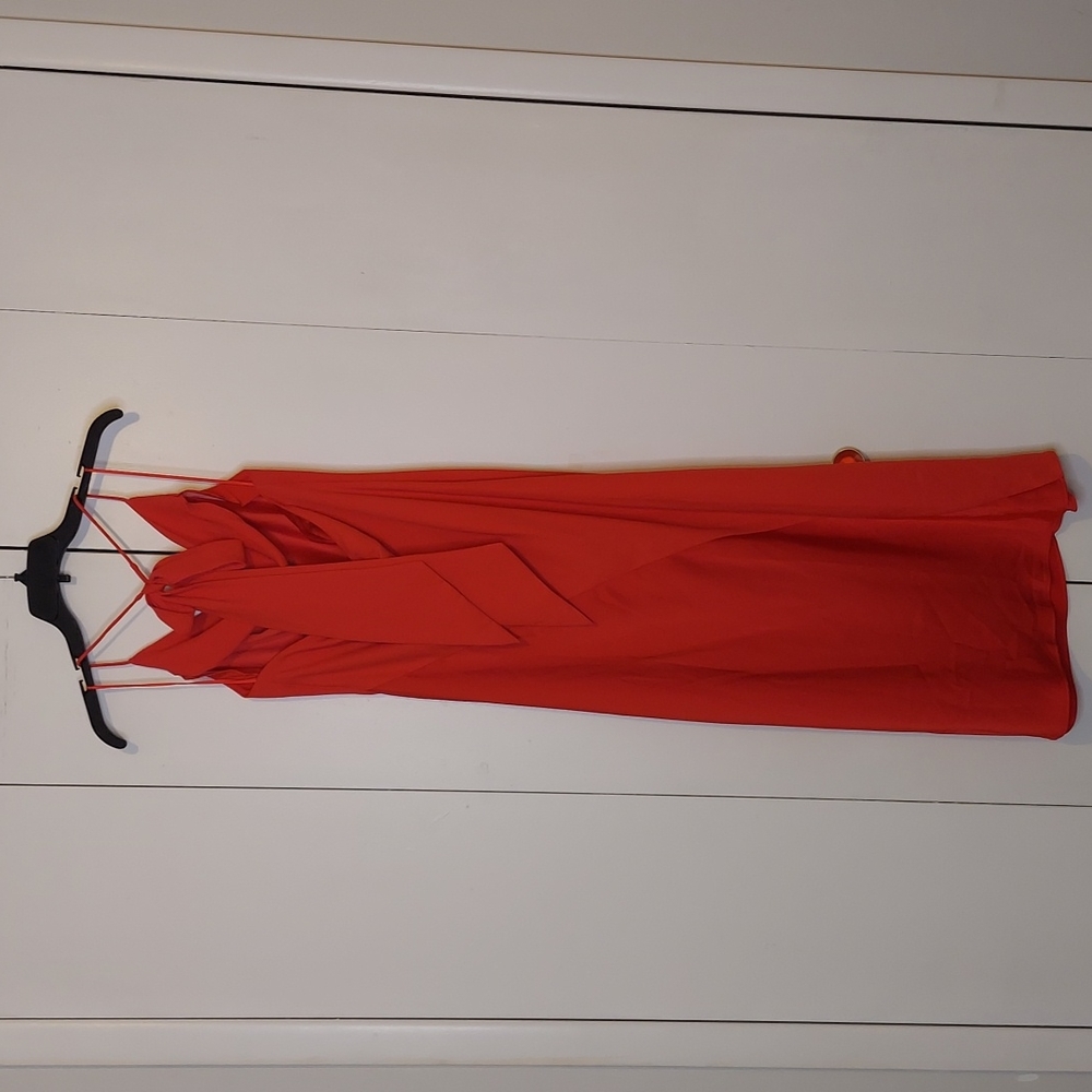 Cushnie for Target Red Halter Tie Neck Slip Dress Size 12 NWT - Picture 7 of 16